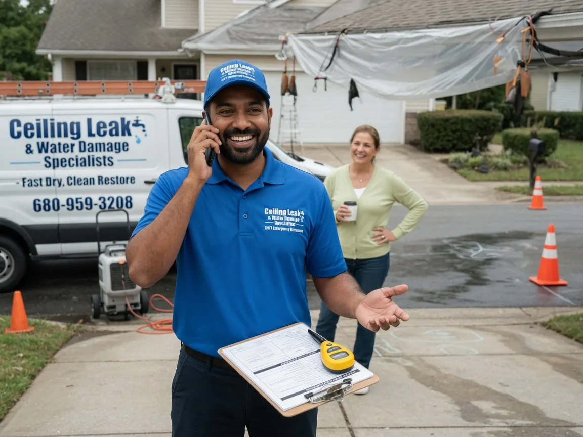 Ceiling Leak Cleanup Richardsville, VA FAQs